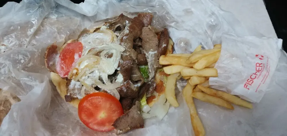 Gyro Sandwich with Fries